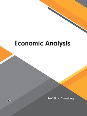 cover image of Economic Analysis